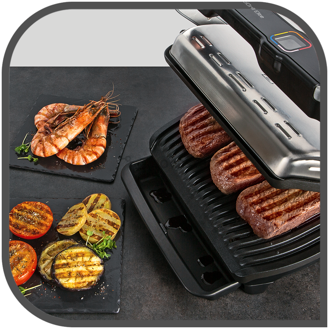 OptiGrill Elite XL Tefal GC760D12R - Label Emmaüs