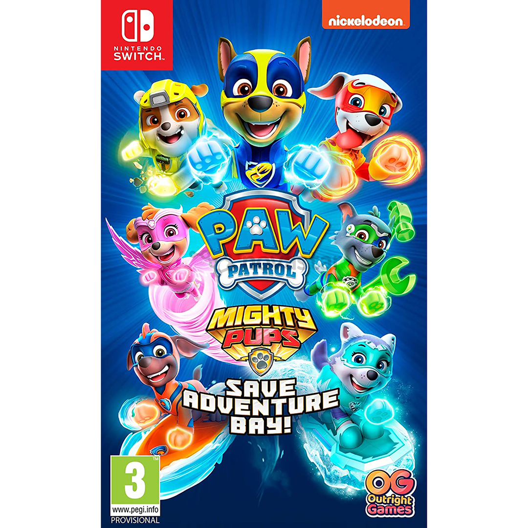 Žaidimas Nintendo Switch Paw Patrol: Mighty Pups Save Adventure Bay!