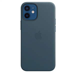 Dėklas Apple iPhone 12 mini MagSafe, Odinis, Baltic Blue