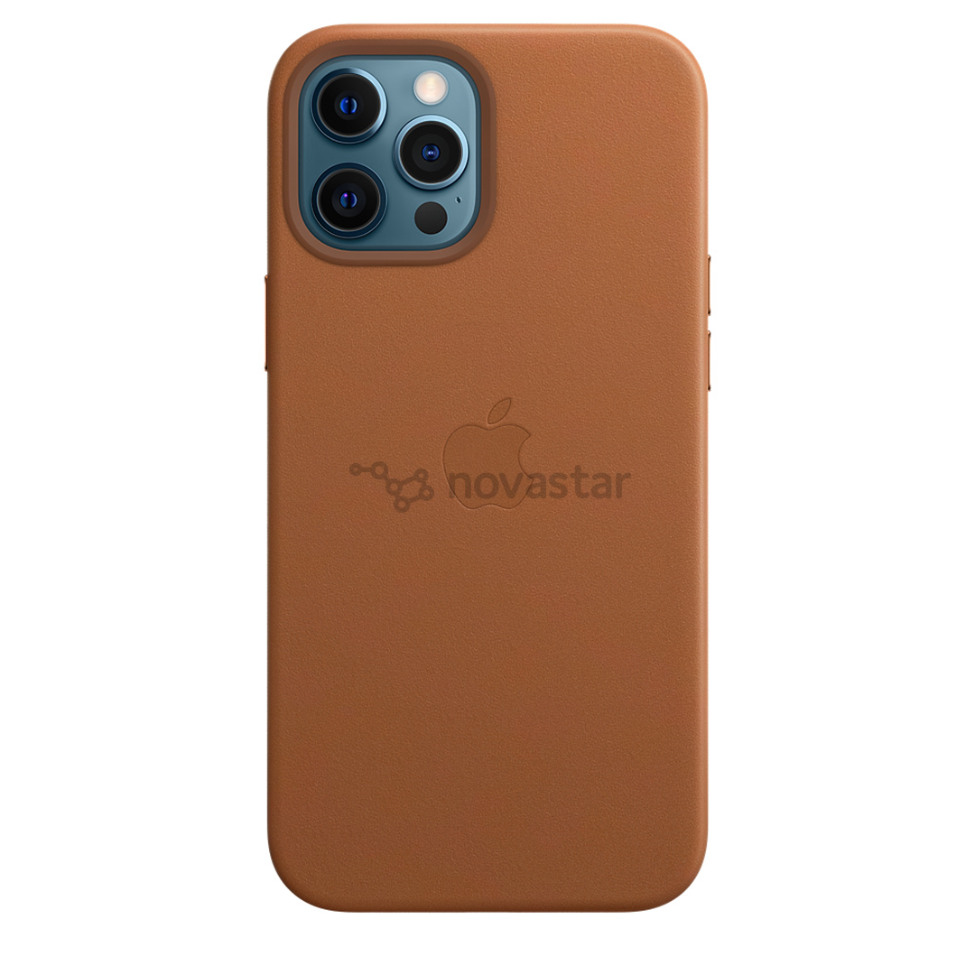 Dėkliukas Apple iPhone 12 Pro Max MagSafe, Odinis, Saddle Brown