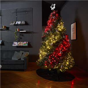 Twinkly 100 RGB LED String (Gen II), IP44, 8 m, black - Smart Christmas Lights