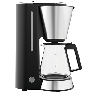 WMF KITCHENminis Aroma, water tank 0.625 L, black/inox - Coffee maker