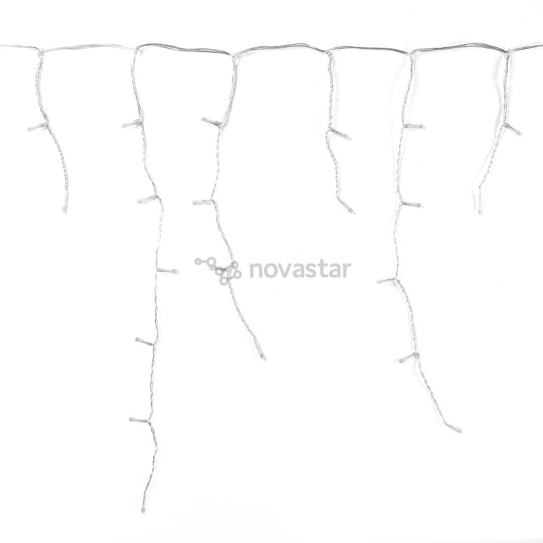 Twinkly Icicle Special Edition 190 RGB+W LEDs (Gen II), IP44, 8,5 m, skaidri - Išmanioji kalėdinė girlianda