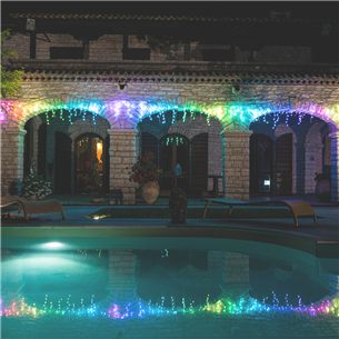 Išmanioji kalėdinė girlianda Twinkly Icicle Special 190LED/5mx0,7m/IP44