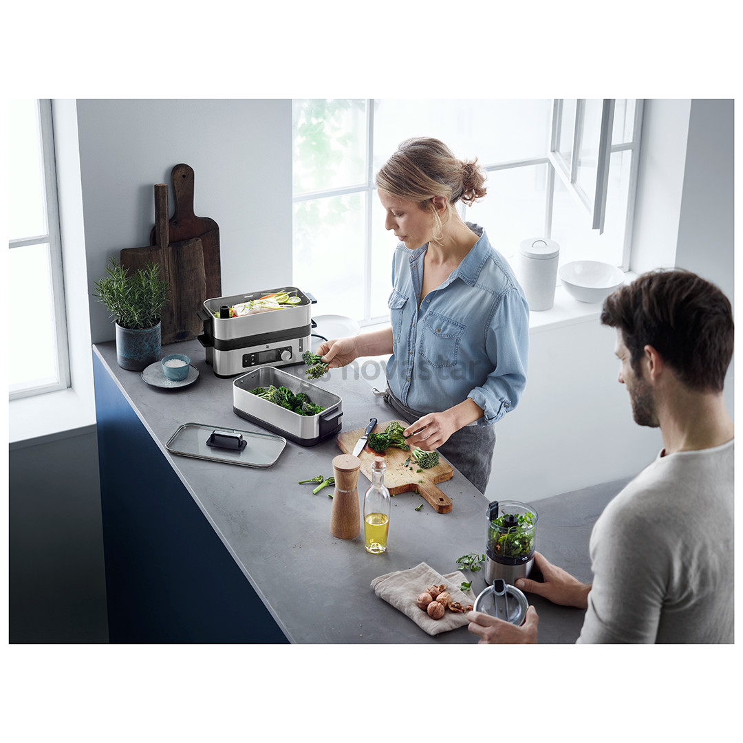 WMF KITCHENminis VitalisE, 900 Вт, нерж. сталь - Пароварка