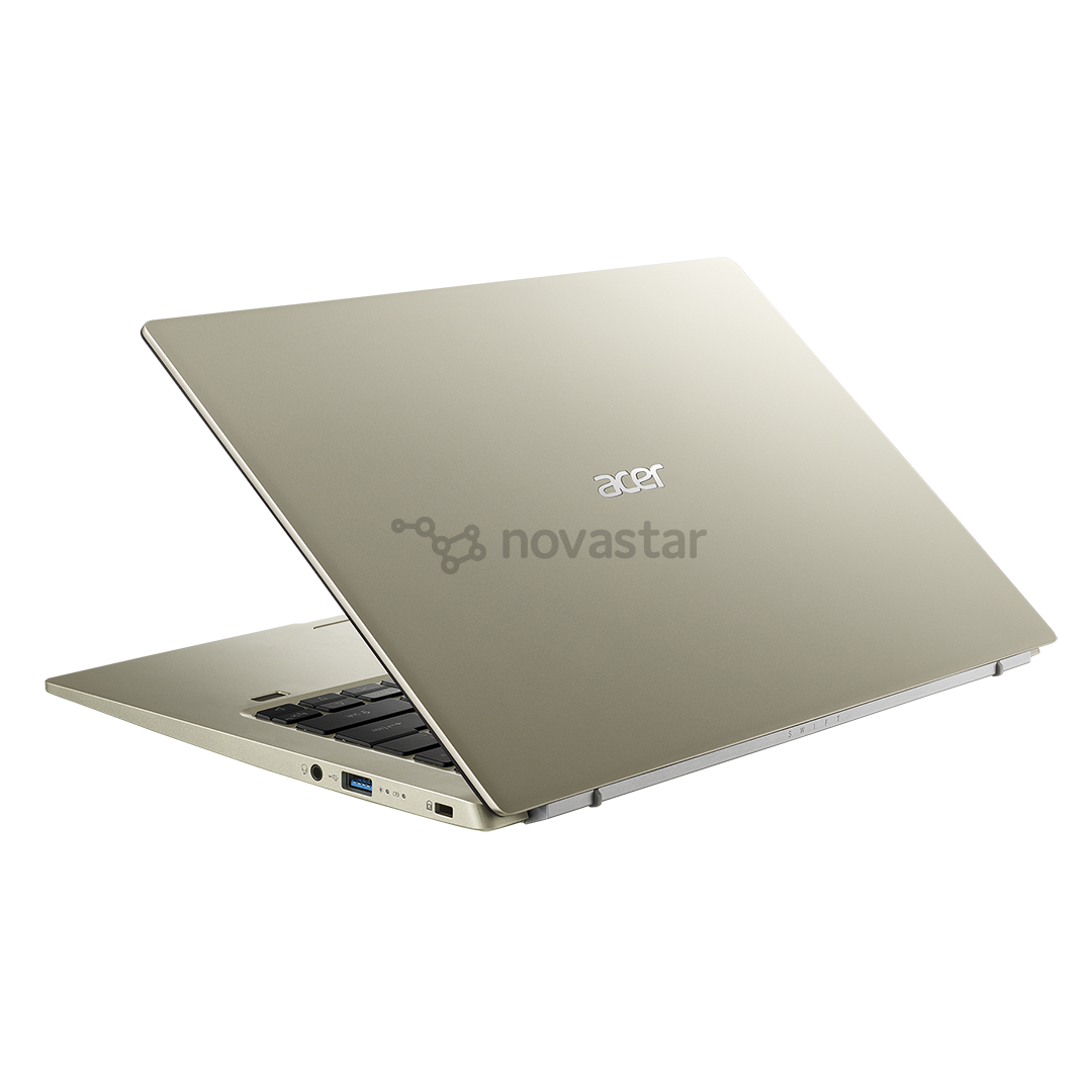 Nešiojamas kompiuteris Acer Swift 1 SF114-33 / Intel Pentium N5030 / Intel UHD Graphics 605/SSD 256GB/RAM 8GB/Nordic/W10H/ Gold