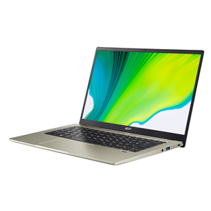 Nešiojamas kompiuteris Acer Swift 1 SF114-33 / Intel Pentium N5030 / Intel UHD Graphics 605/SSD 256GB/RAM 8GB/Nordic/W10H/ Gold