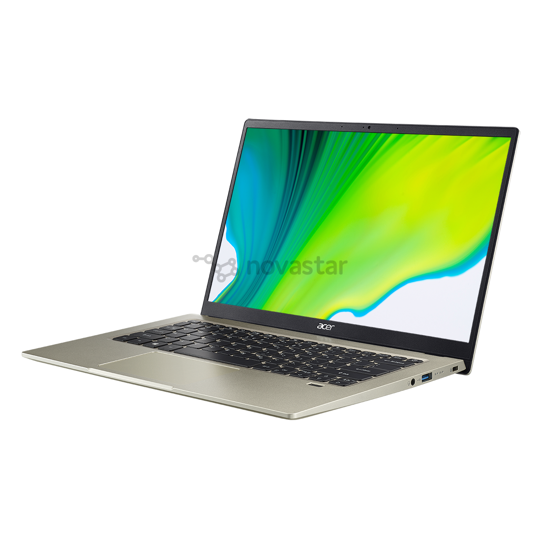 Nešiojamas kompiuteris Acer Swift 1 SF114-33 / Intel Pentium N5030 / Intel UHD Graphics 605/SSD 256GB/RAM 8GB/Nordic/W10H/ Gold