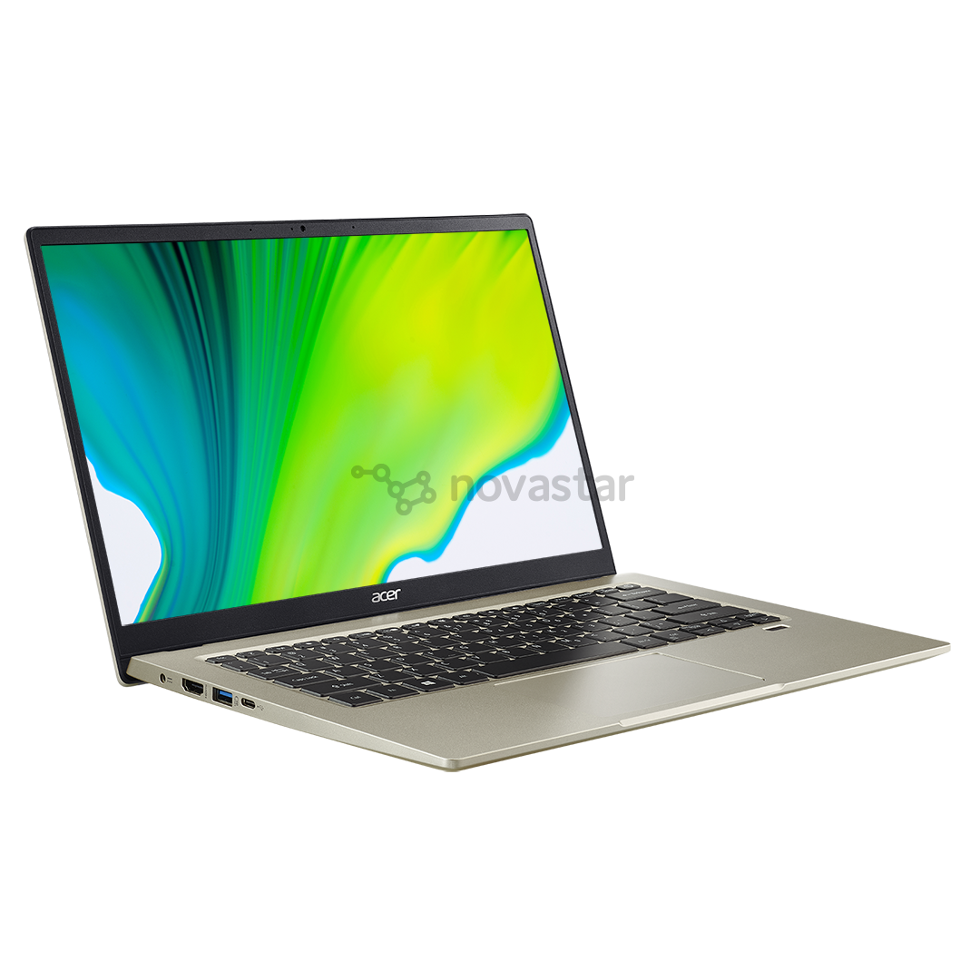 Nešiojamas kompiuteris Acer Swift 1 SF114-33 / Intel Pentium N5030 / Intel UHD Graphics 605/SSD 256GB/RAM 8GB/Nordic/W10H/ Gold