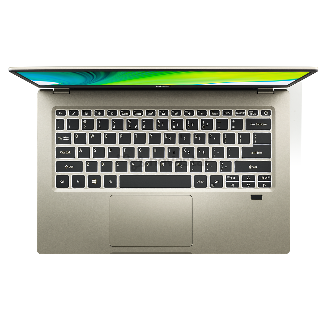 Nešiojamas kompiuteris Acer Swift 1 SF114-33 / Intel Pentium N5030 / Intel UHD Graphics 605/SSD 256GB/RAM 8GB/Nordic/W10H/ Gold