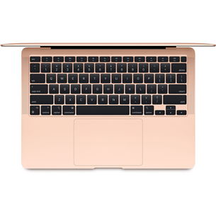 Apple MacBook Air 13" (2020), M1 8C/7C, 8 ГБ, 256 ГБ, ENG, золотистый - Ноутбук