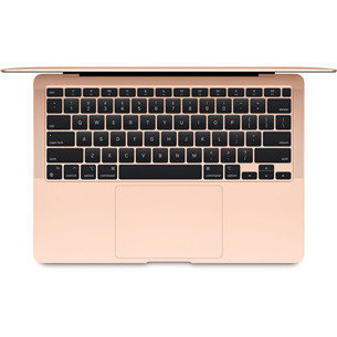 Nešiojamas kompiuteris Apple MacBook Air 13.3" (2020)/M1 8-core CPU 8-core GPU/SSD 512GB/RAM 8GB/INT/Gold