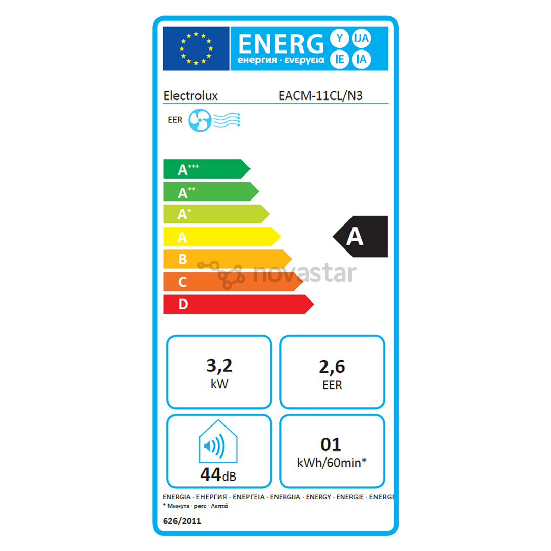 Oro kondicionierius Electrolux EACM-11CL/N3