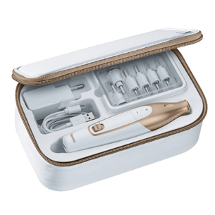 Beurer, white/gold - Manicure/pedicure set