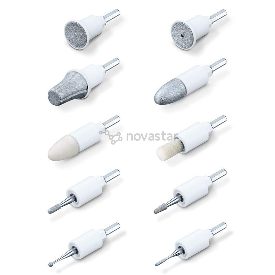 Beurer, белый/золотистый - Набор для маникюра и педикюра