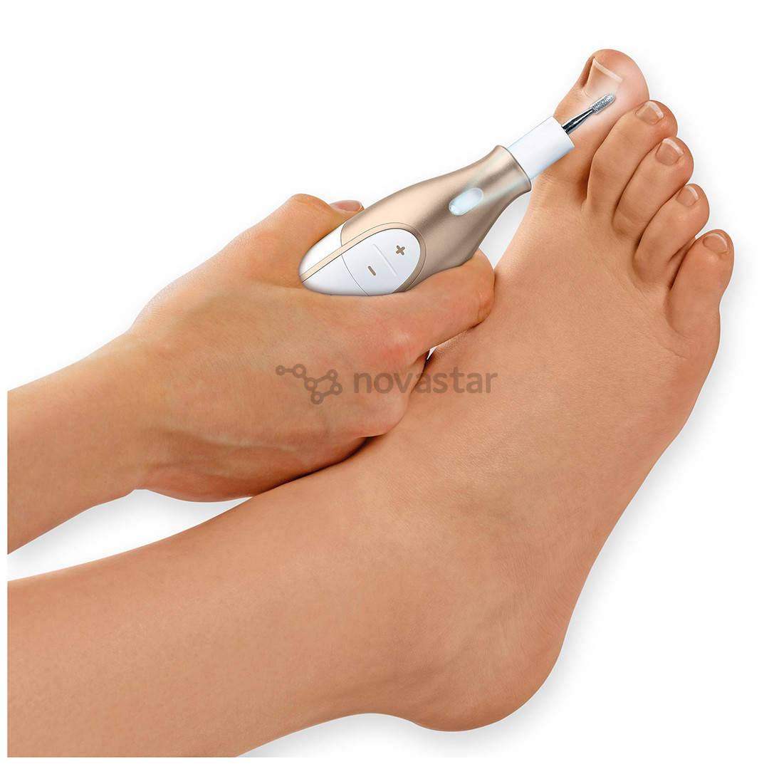 Beurer, белый/золотистый - Набор для маникюра и педикюра