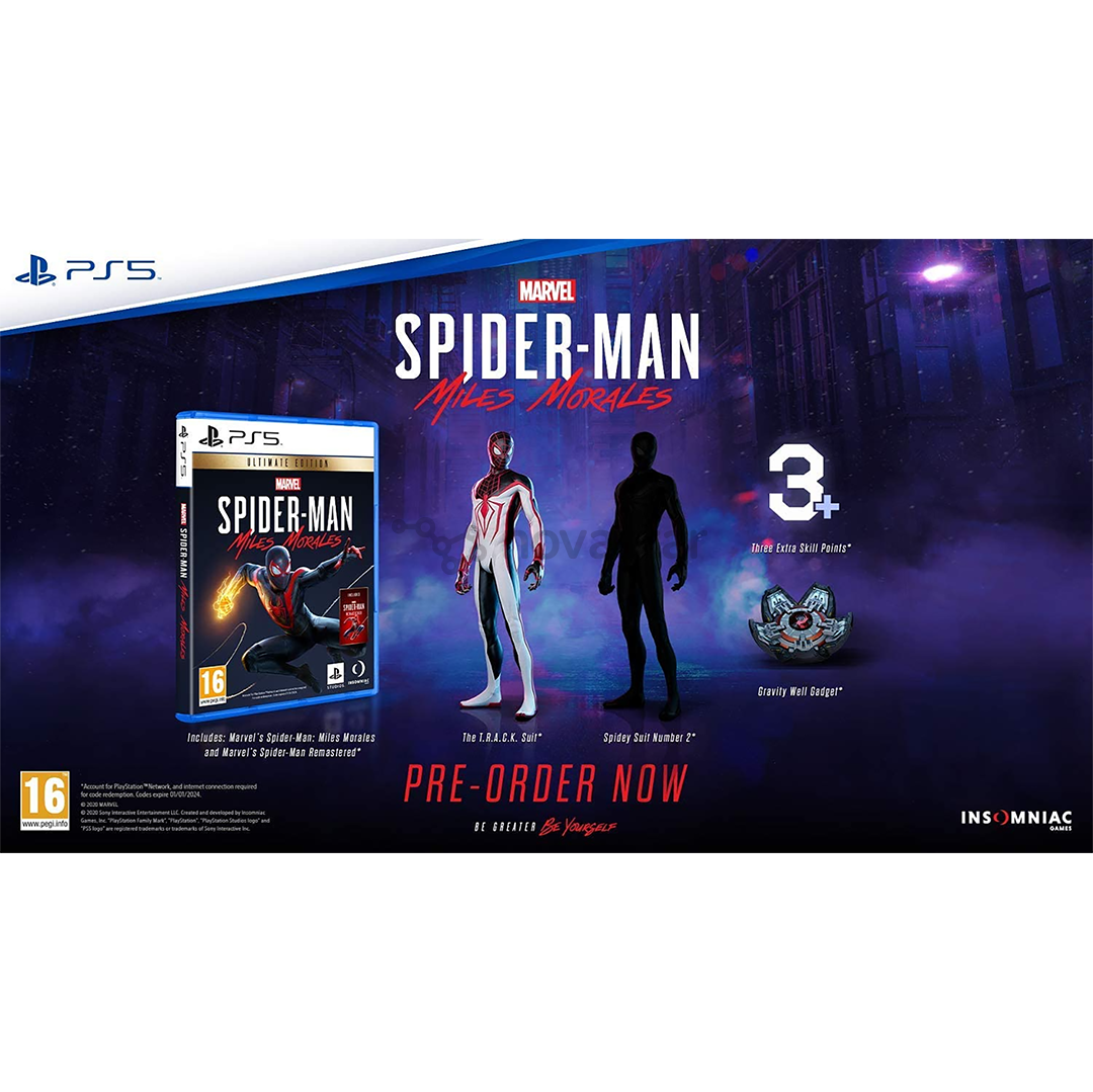 Žaidimas PS5 Marvel’s Spider-Man: Miles Morales Ultimate