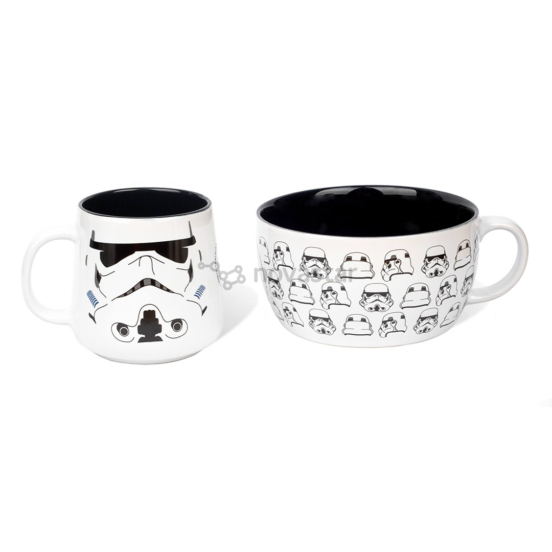 Puodelis ir dubenėlis Star Wars Stormtrooper