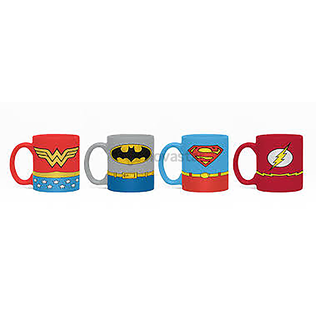 Puodeliai DC Comics, 4 vnt.