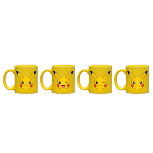Puodeliai Pokemon Pikachu, 4 vnt.