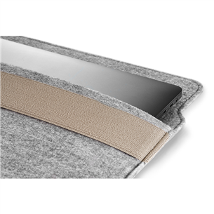 Nešiojamojo kompiuterio dėklas WOH MacBook 13", Light mocca