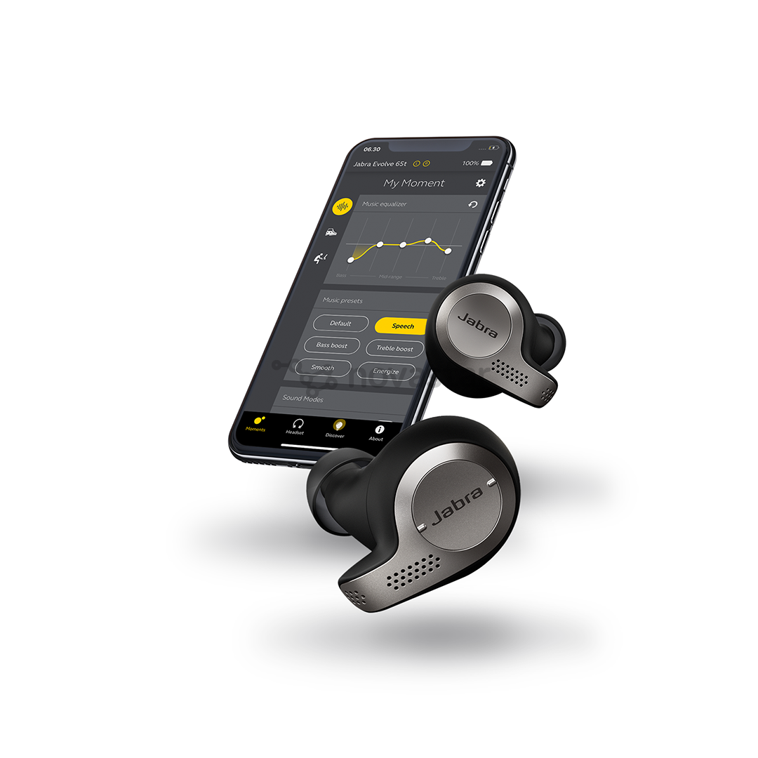 Ausinės Jabra Evolve 65T, Belaidės