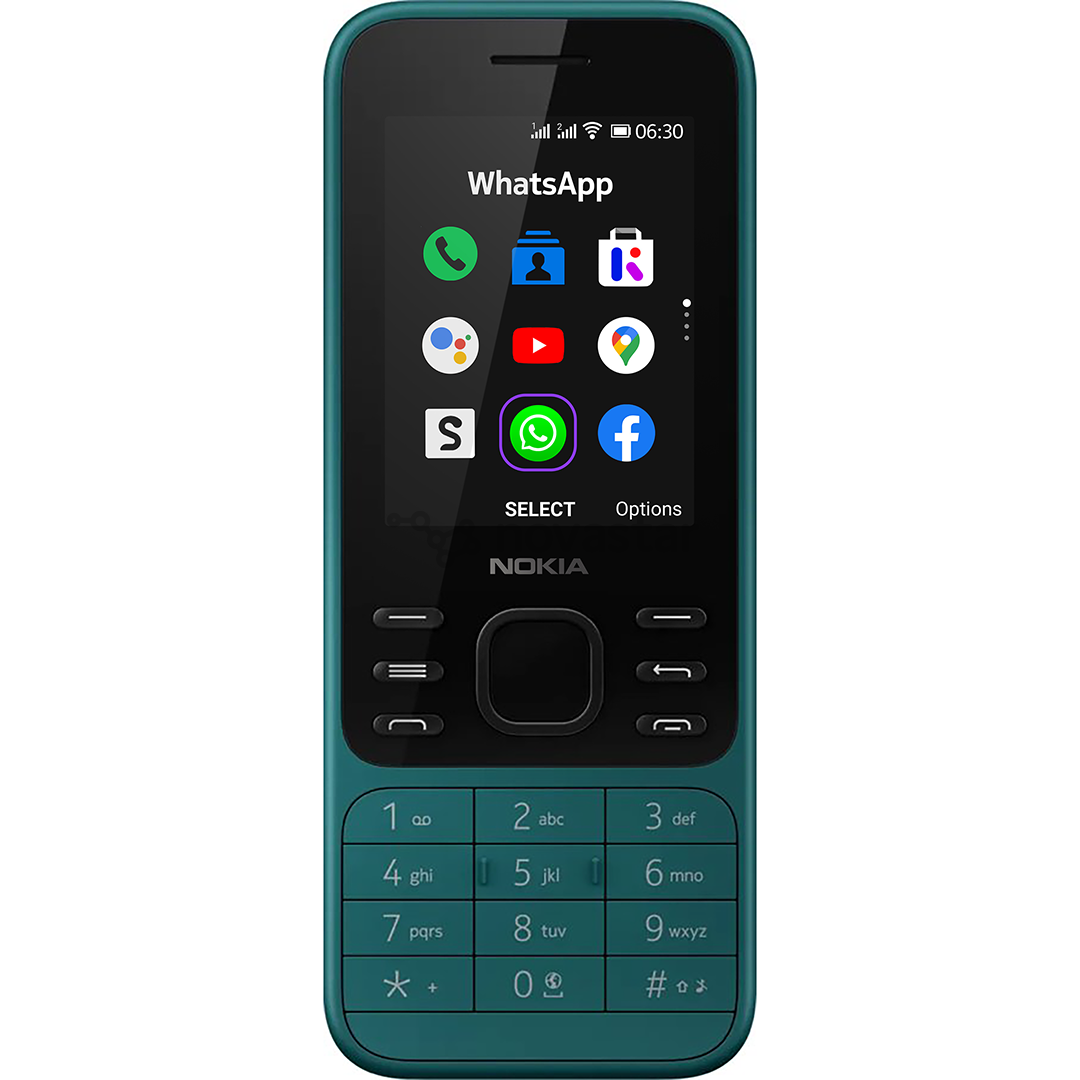 Nokia 6300 4G Dual SIM, cyan