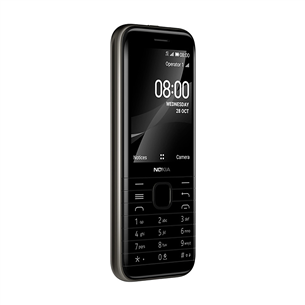 Nokia 8000 4G Dual SIM, Juodas