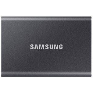 Samsung T7, 2 ТБ, USB 3.2, серый - Внешний накопитель SSD