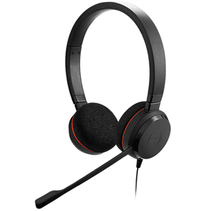 Ausinės Jabra Evolve 20, Juodos/Raudonos 100-55900000-99