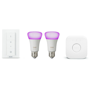 Lempučių rinkinys Philips E27, Balta ir Spalvota