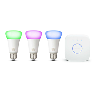 Rinkinys Philips Starter kit 3x E27+bridge, BT