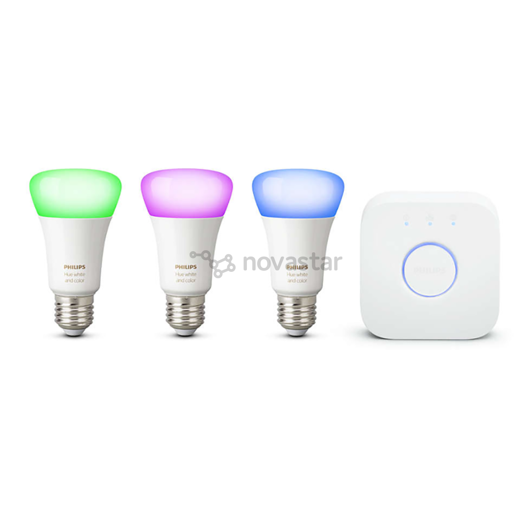 Rinkinys Philips Starter kit 3x E27+bridge, BT