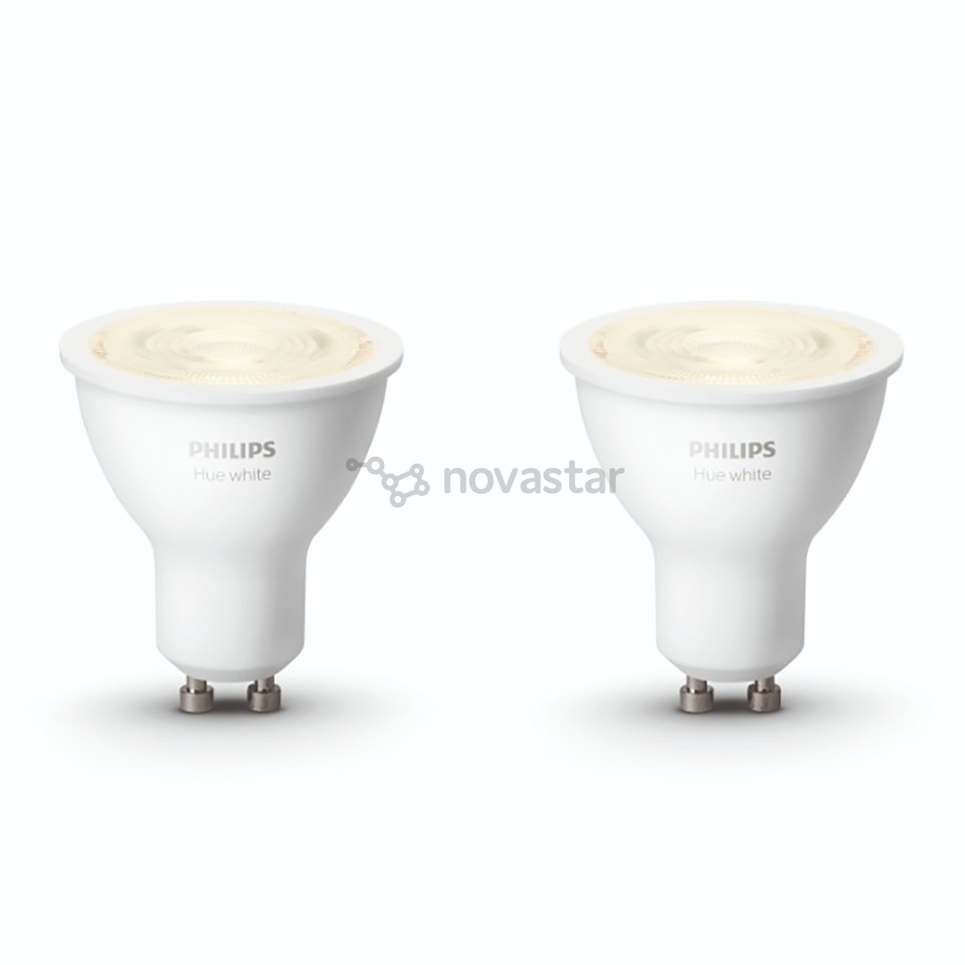 Lemputės Philips Hue, 2 x 5,2W, GU10, Balta