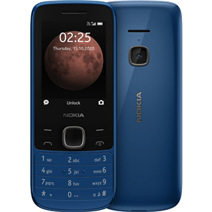 Nokia 225 4G Dual SIM, mėlynas 16QENL01A03