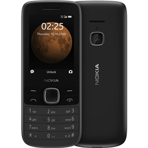 Nokia 225 4G Dual SIM, juodas 16QENB01A04