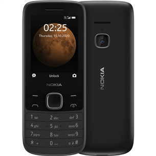 Nokia 225 4G Dual SIM, juodas