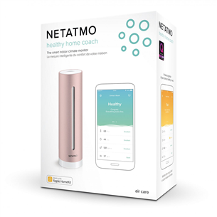 Netatmo Smart Indoor Air Quality Monitor, розовое золото - Умный датчик качества воздуха в помещении