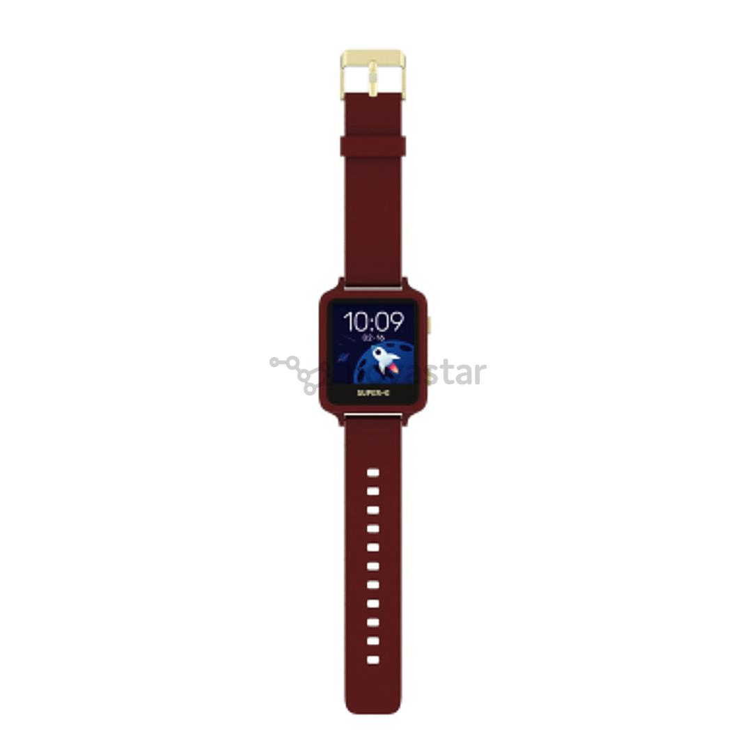Išmanusis laikrodis GUDRUTIS Super-G Active, burgundy red