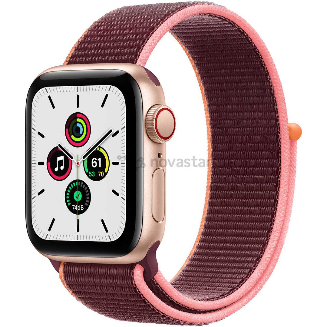 Išmanusis laikrodis Apple Watch SE, 40mm, LTE, gold/purple
