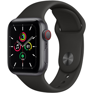 Išmanusis laikrodis Apple Watch SE (40 mm), Space gray/Black