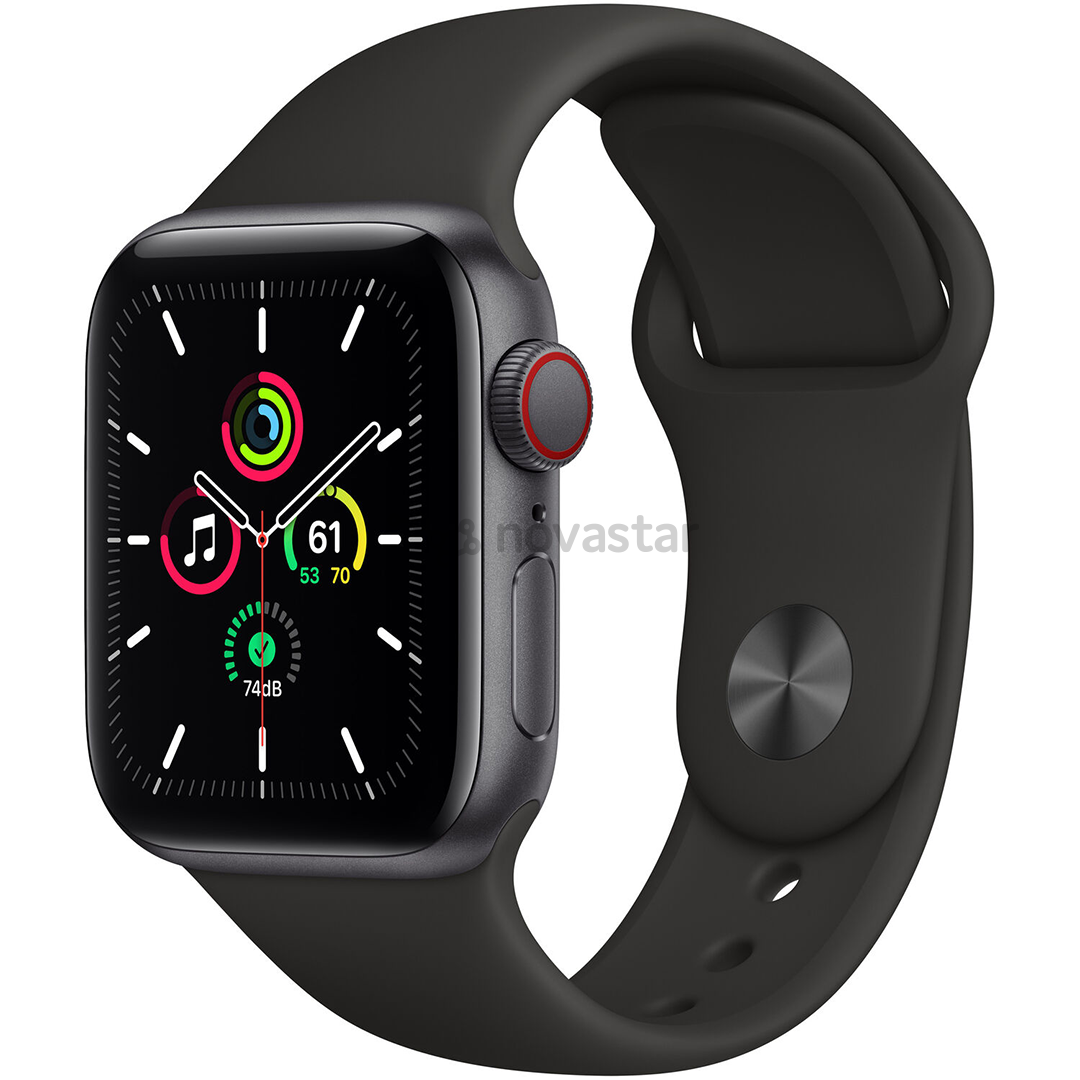 Išmanusis laikrodis Apple Watch SE (40 mm), Space gray/Black