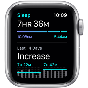 Išmanusis laikrodis Apple Watch SE, 44mm, LTE, Silver/Deep Navy loop