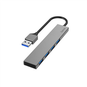 Šakotuvas Hama Ultra-Slim USB 3.0, 4 ports