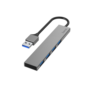 Šakotuvas Hama Ultra-Slim USB 3.0, 4 ports