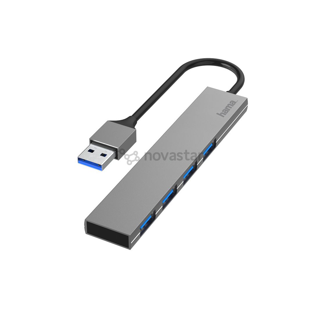 Šakotuvas Hama Ultra-Slim USB 3.0, 4 ports