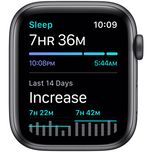 Išmanusis laikrodis Apple Watch SE, 44mm, LTE, space gray/charcoal