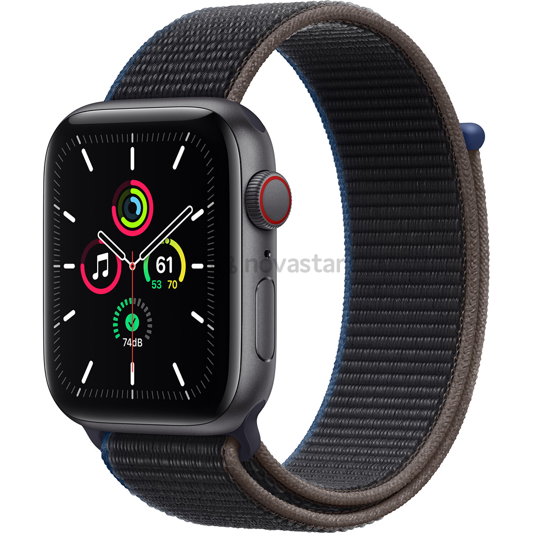 Išmanusis laikrodis Apple Watch SE, 44mm, LTE, space gray/charcoal