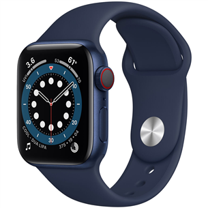 Išmanusis laikrodis Apple Watch 6 + LTE 40mm, Blue/Blue
