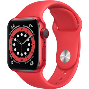 Išmanusis laikrodis Apple Watch 6 + LTE 40mm, Red/Red